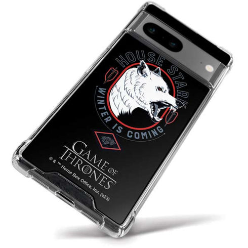 Game of Thrones: House Stark Direwolf Google Pixel 8 Clear Case